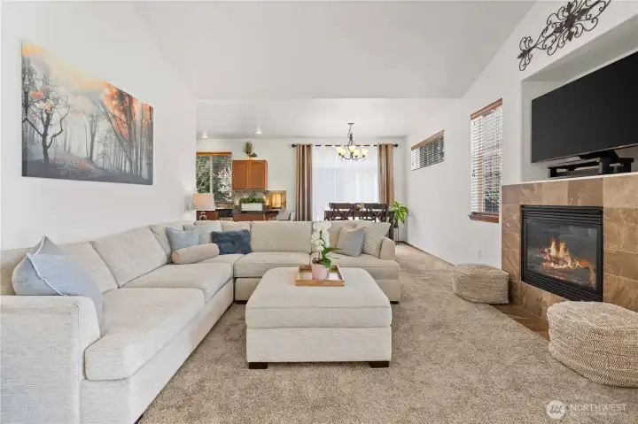 Freshly painted interior