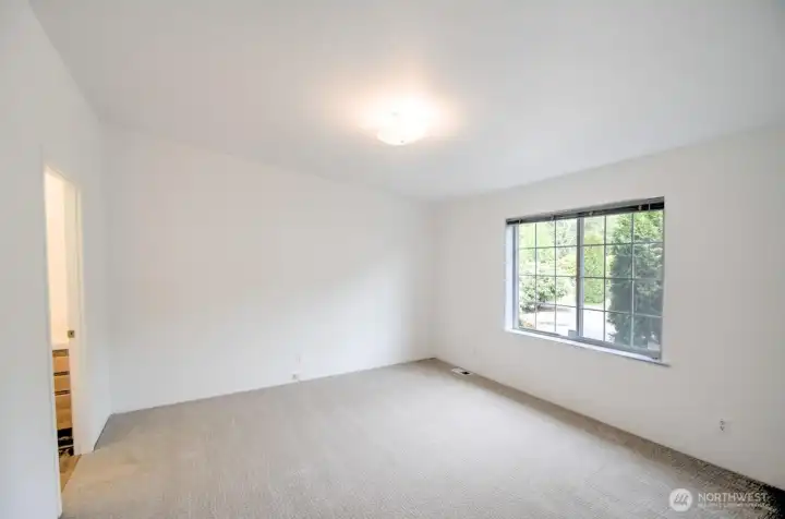 Primary Bedroom - view from doorway off Living Room