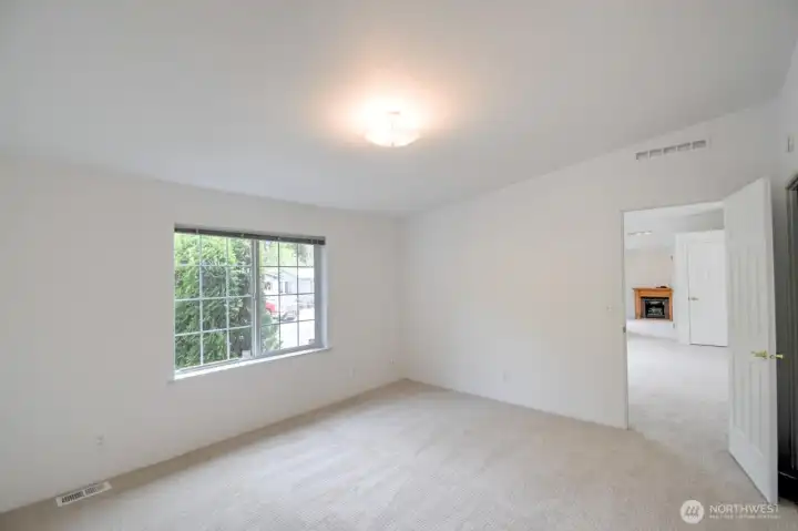 Primary Bedroom - Looking out window and door