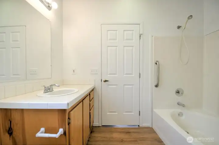 Primary Bath - door closed