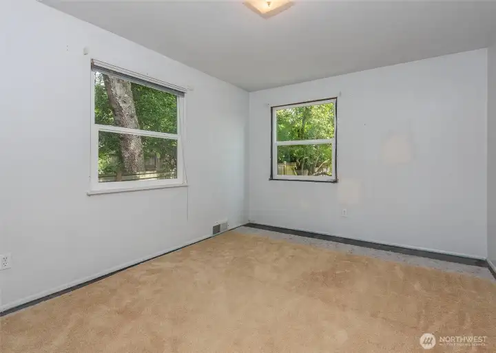 Northeast bedroom.