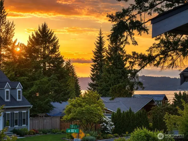 Sunset views!