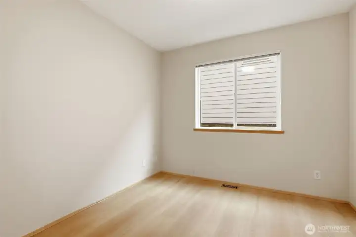 Main level bedroom/office next to the garage entrance