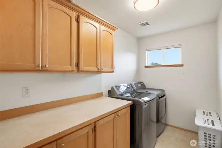 Laundry/utility room upstairs