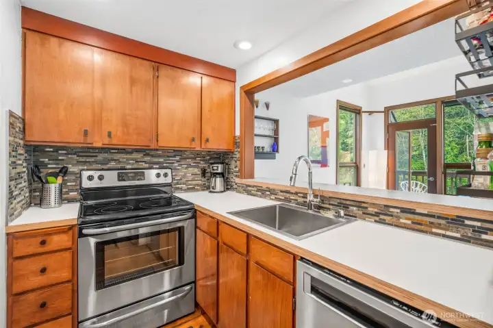 New kitchen counters.