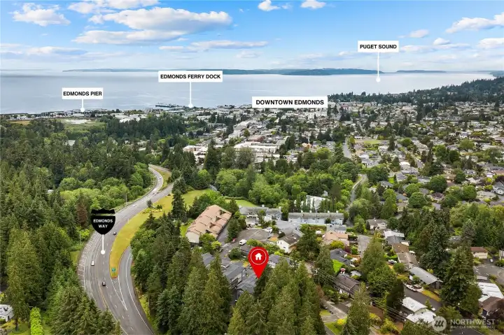 Close to Edmonds down town, Ferry