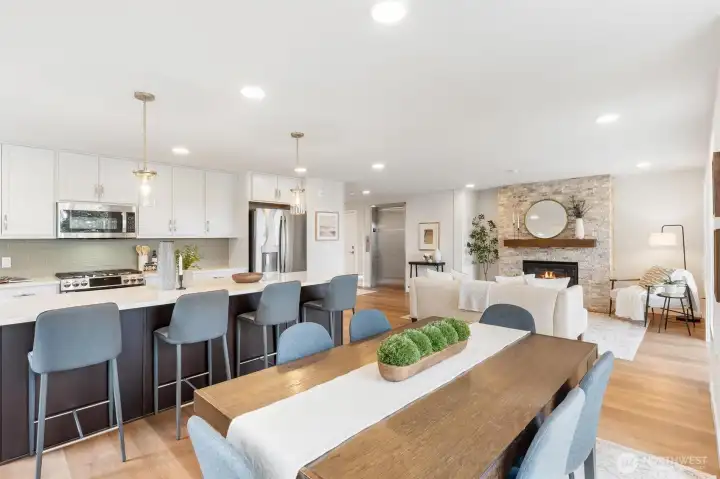 Eating space or use other dining area.