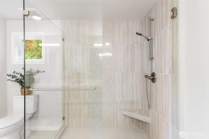 Walk in Shower room   in master bedroom