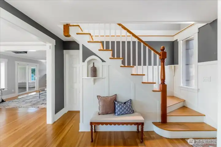 Foyer of main home