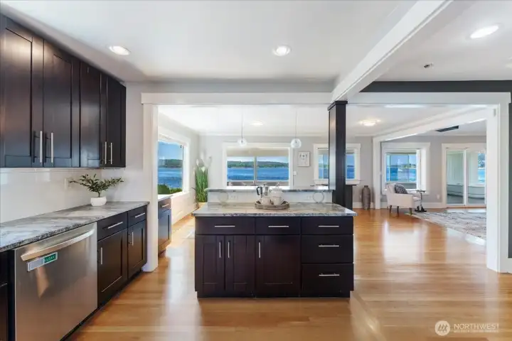Kitchen of main home