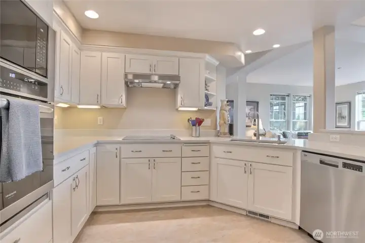 Open spacious kitchen