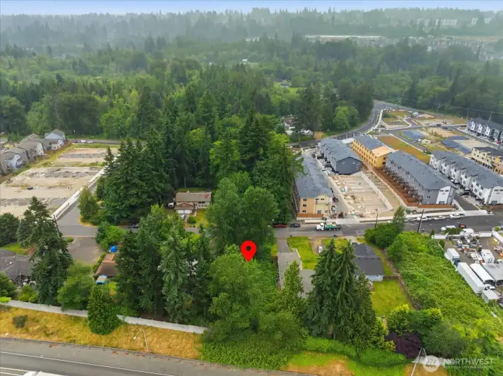 Construction activity in immediate surrounding  areas