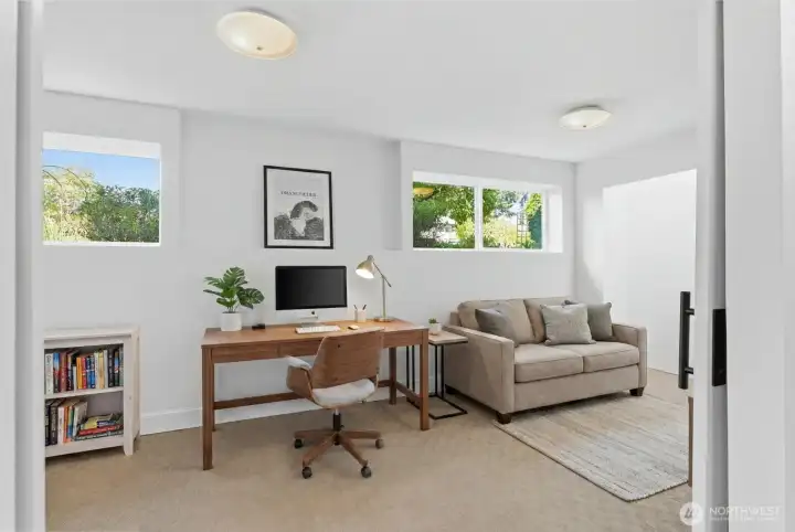 Virtually staged to show an example of how the space could be used.