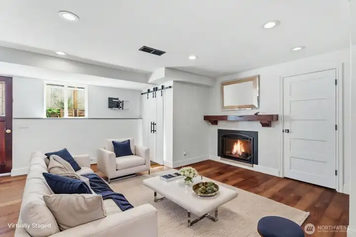 Virtually staged to show an example of how the space could be used.