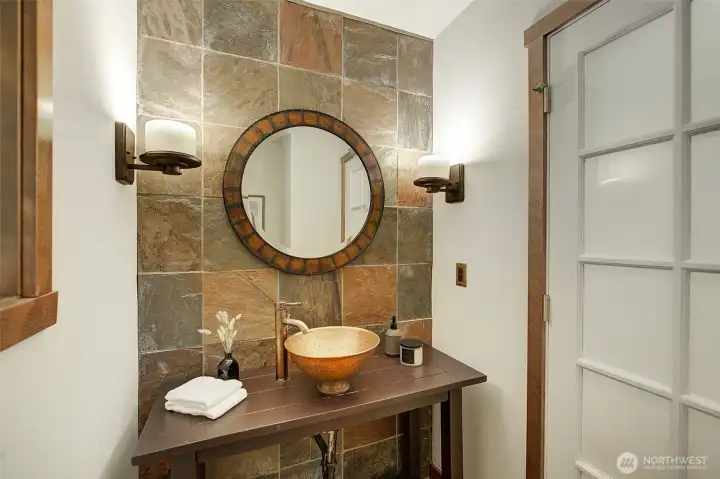 Main floor half bath
