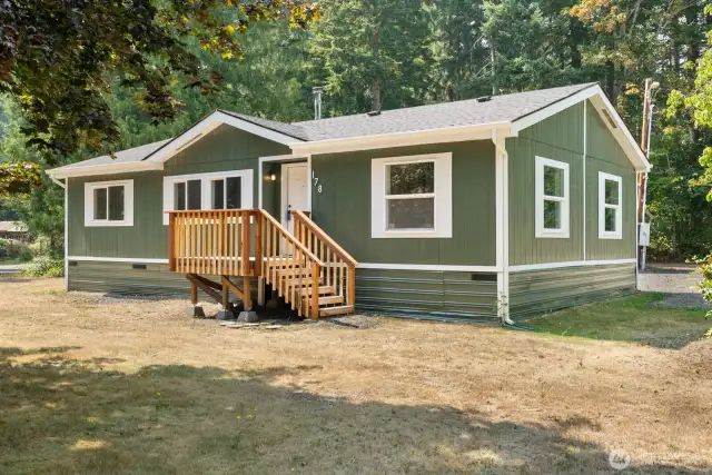 Entry to Home with new deck