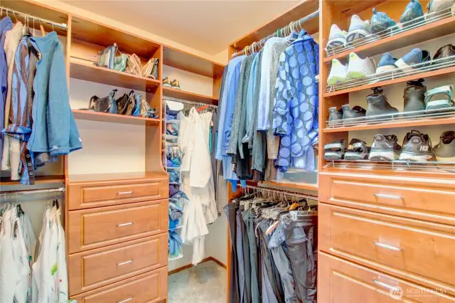 Large walk-in closet