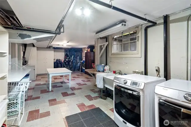 Giant laundry area