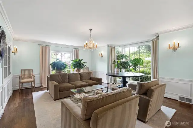 This is the Formal Dining Room - but is currently used as more formal Living Room.