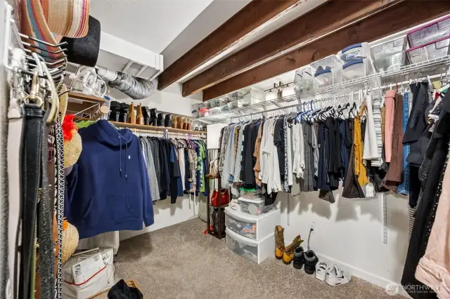 Walk-in closet Primary bedroom