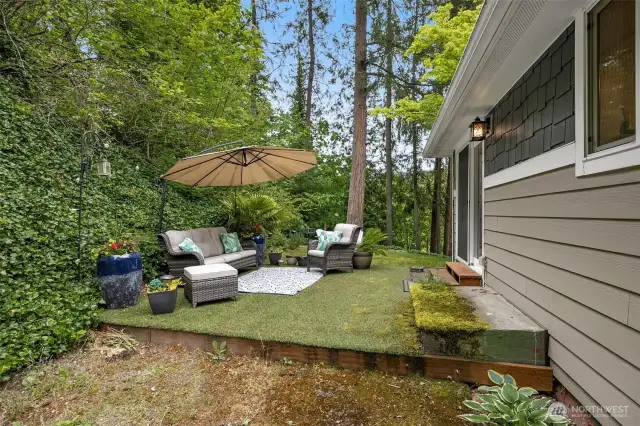 Relaxing and Ultra private back yard patio