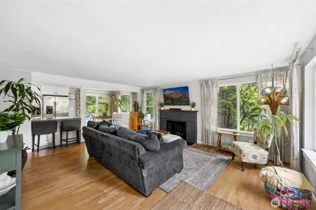 Living room from Entry door.