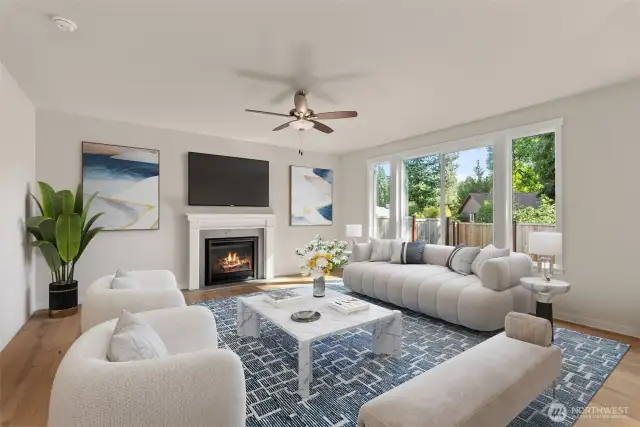Home is under construction. Photos of a previously built home with similar finishes that are virtually staged. Builder reserves the right to make changes to plans & specifications without notice. Features vary by plan. Buyer to verify square footage.