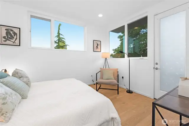 Primary Bed with private deck