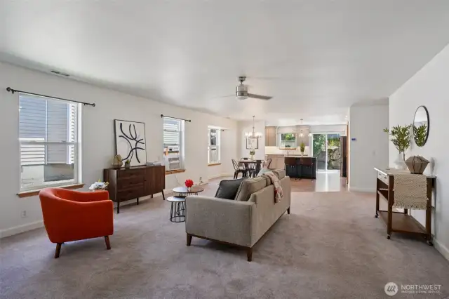 Wide open floor plan is perfect for entertaining!