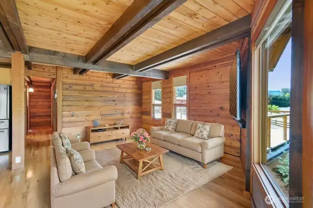 Virtually Staged Living Room