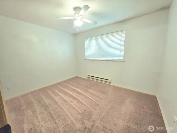 Bedroom - also has a spacious walk in closet.