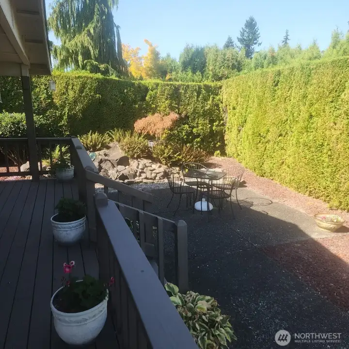 View from deck to the left.