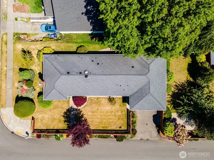 Drone shot directly overhead.