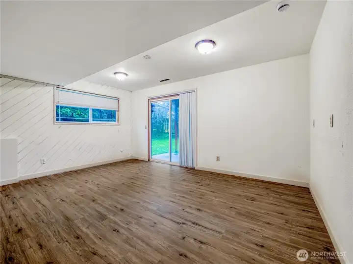 Bonus room lower level