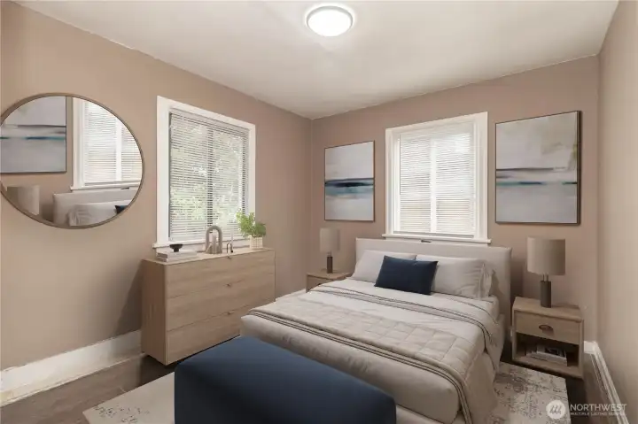 Virtually Staged Bedroom 1