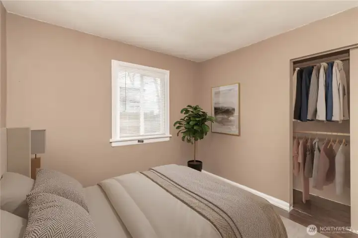 Virtually Staged Bedroom 2