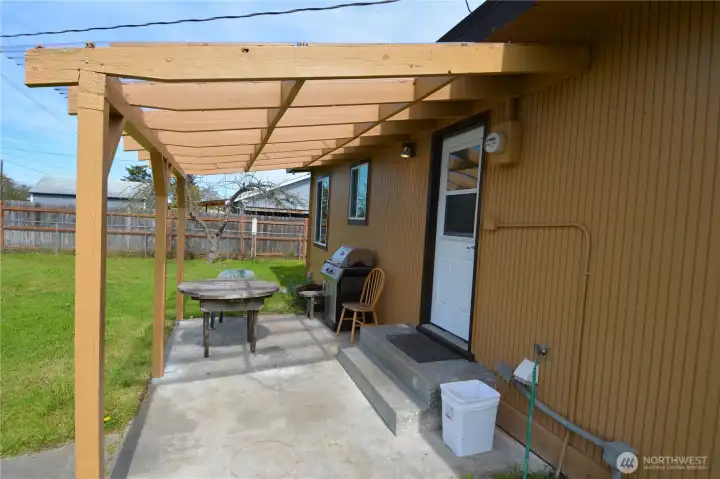 Back patio