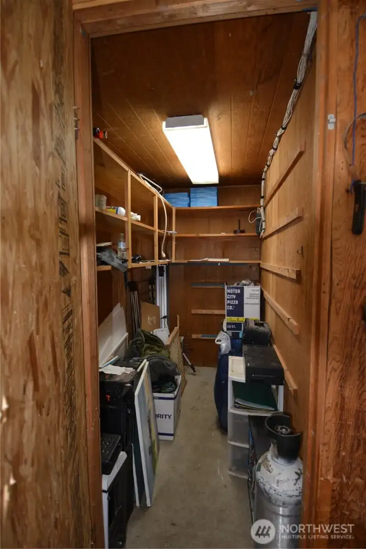 Closet in workshop