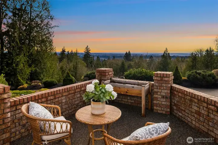 The front patio is where all summer evenings should be spent.