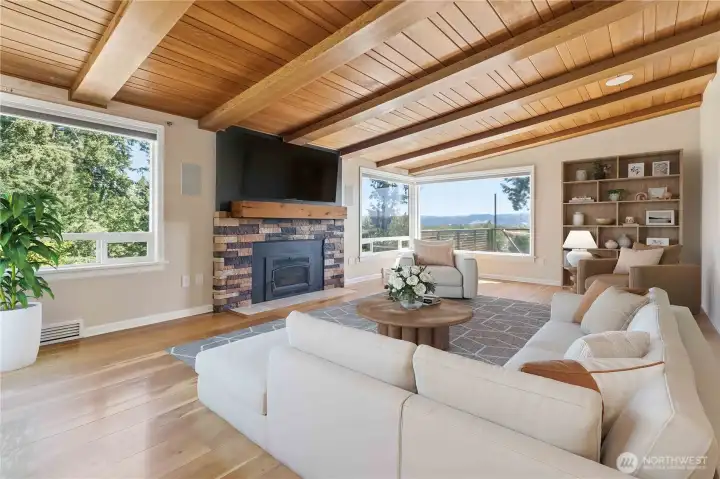 Family Room/ Living Room- Virtually Staged