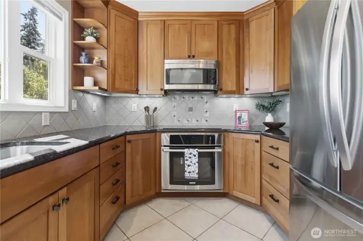 Custom Cabinetry with Granite Counters