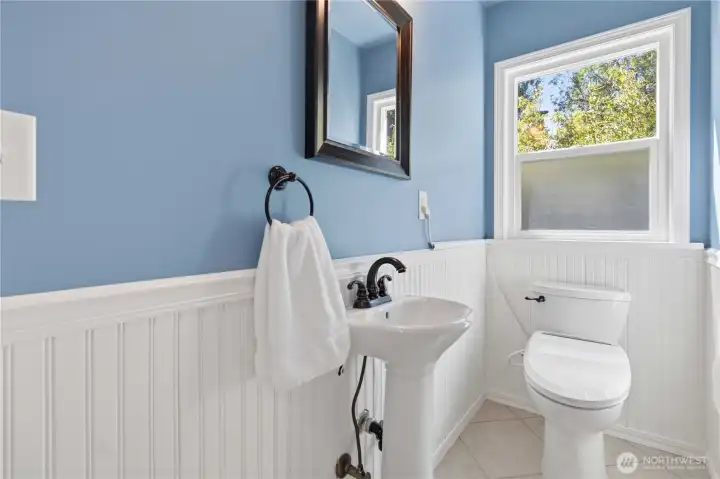 1/2 Bath- Main Floor