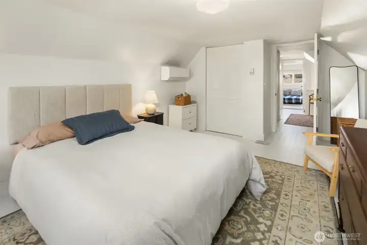 Primary Bedroom has walk in closet