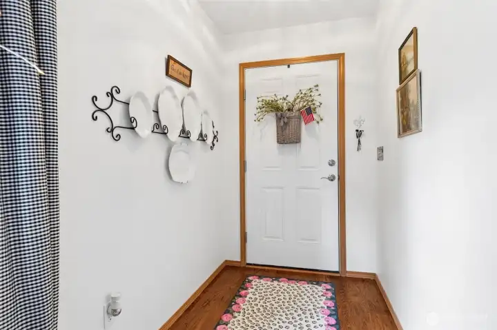 Front entry.