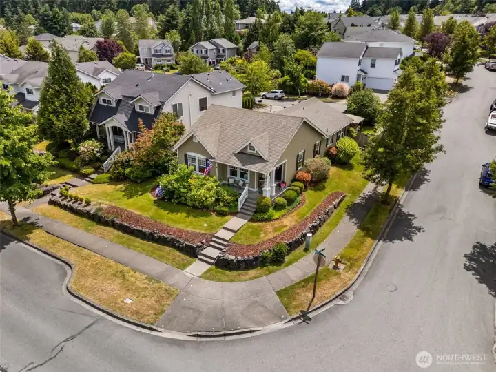 Close to miles of trails with views of the sound.