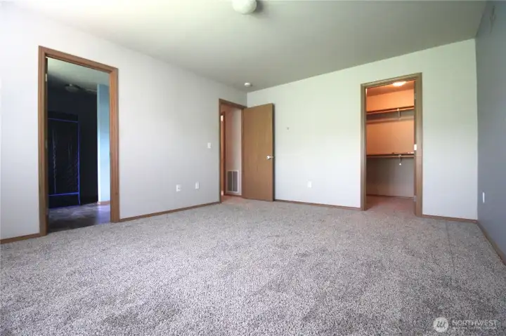 generous size Master Bed