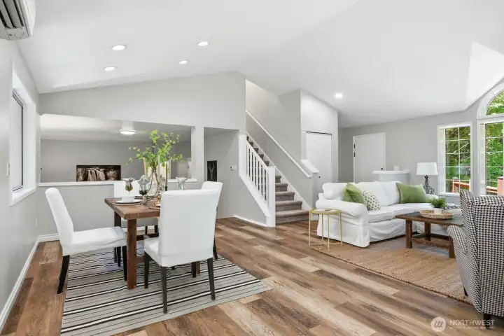 Fresh interior paint and updated lighting throughout give the home a bright, modern feel. Fresh interior paint and updated lighting throughout give the home a bright, modern feel.