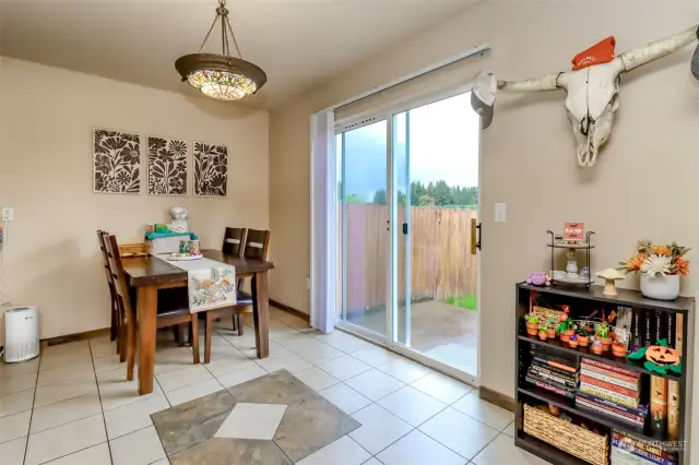 Unit 16124: The dining area is conveniently located off the kitchen