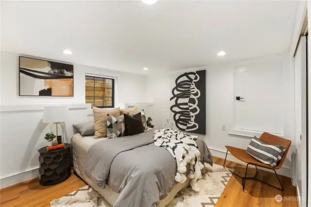 Spacious basement Area Bedroom