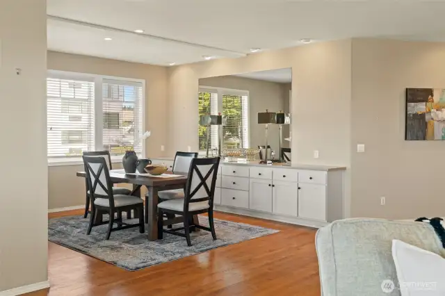 Dining Room with Built in Buffet